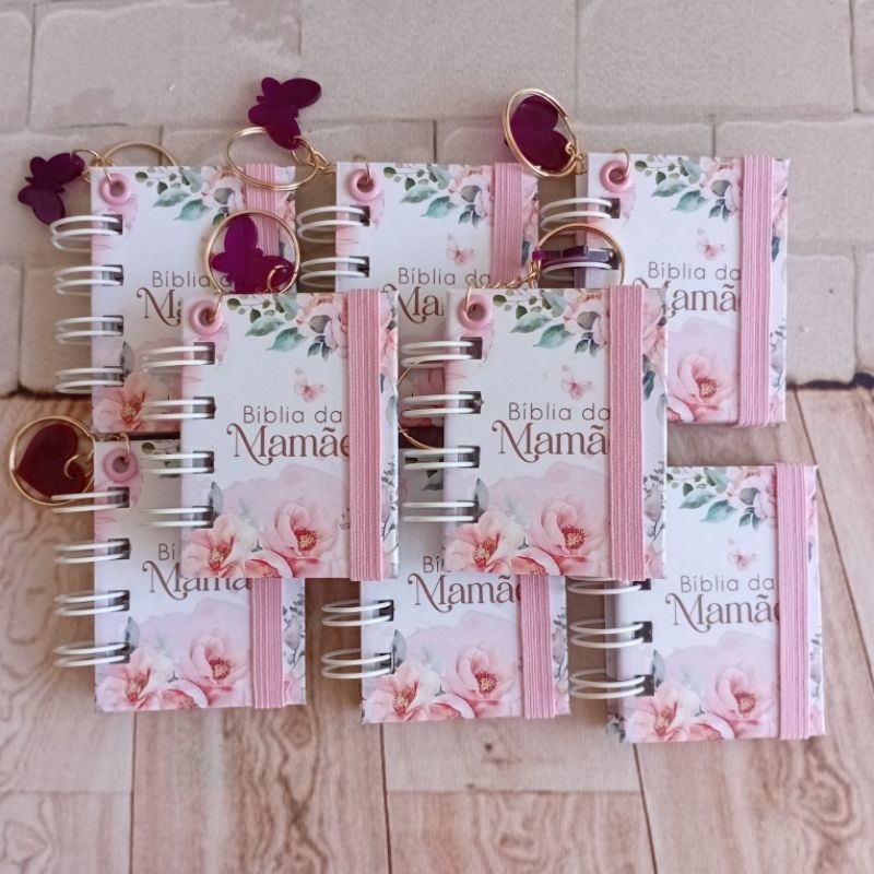 Chaveiro Mini Bíblia da Mamãe - Mimos - Lembrancinhas de Festa