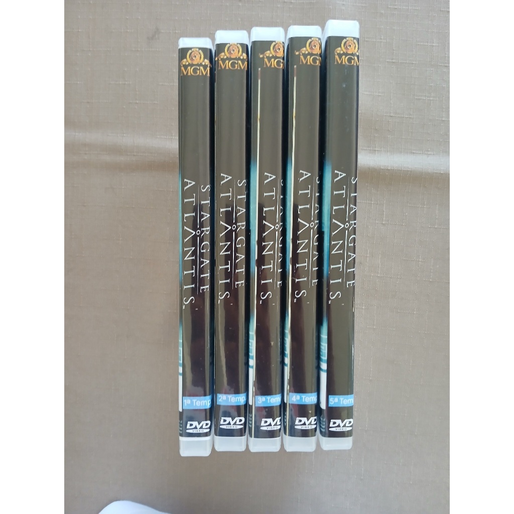 Dvd Série Tv Stargate Atlantis - Temp. 1-2-3-4-5 - (25dvds)