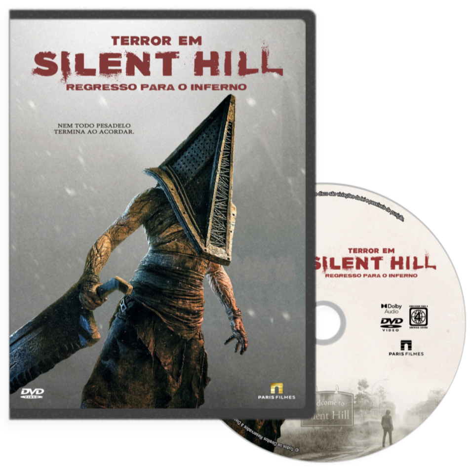 DVD - Terror Em Silent Hill: Regresso Para O Inferno (2026) (Dublado e Legendado)