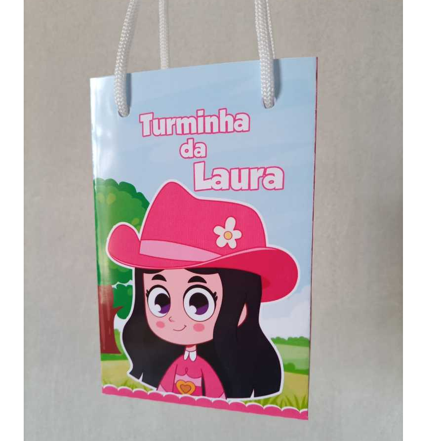 ✨ Sacolinha Surpresa Personalizada Turma da Boiadeirinha  Lembrancinha de Aniversário Festa Infantil