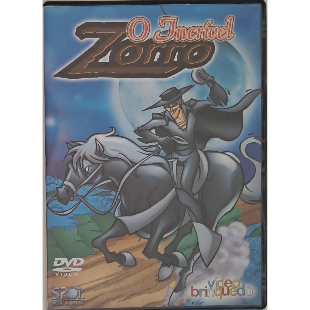 DVD O Incrivél Zorro - Vídeo Brinquedo