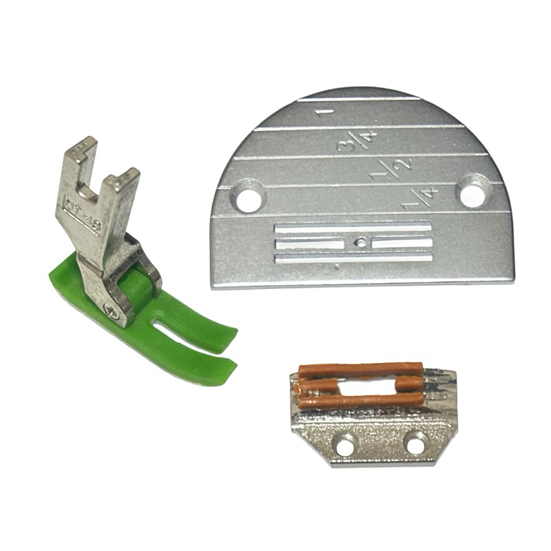 Kit Dente Silicone + Calcador Teflon + Chapa Reta Industrial 4 Carreiras