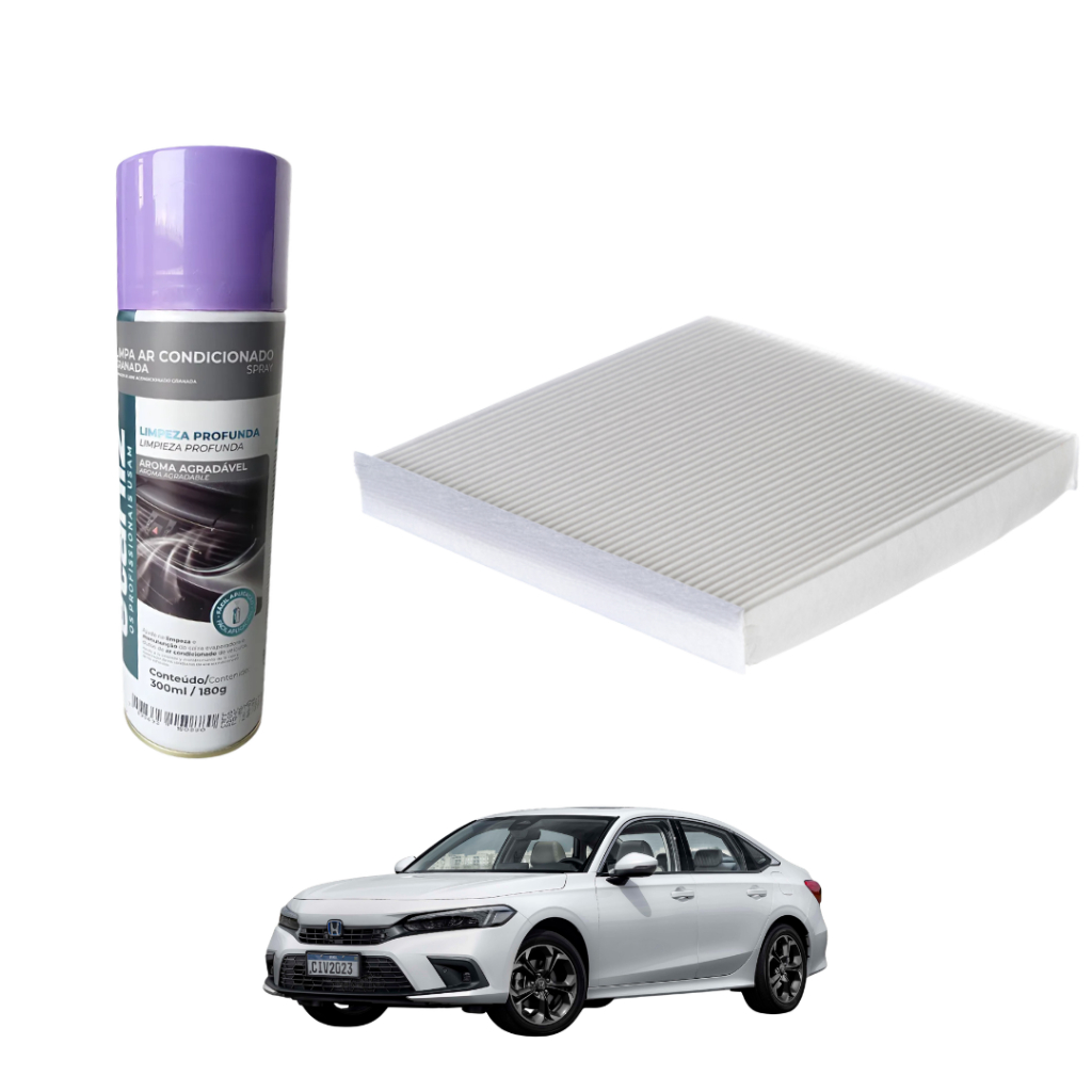 Filtro De Ar Condicionado New Civic Crv /+higienizador CES 1504