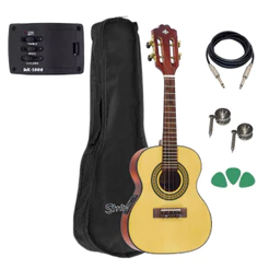 Cavaco Strinberg Cs25e Natural Elétrico Aço+capa/paleta/cabo