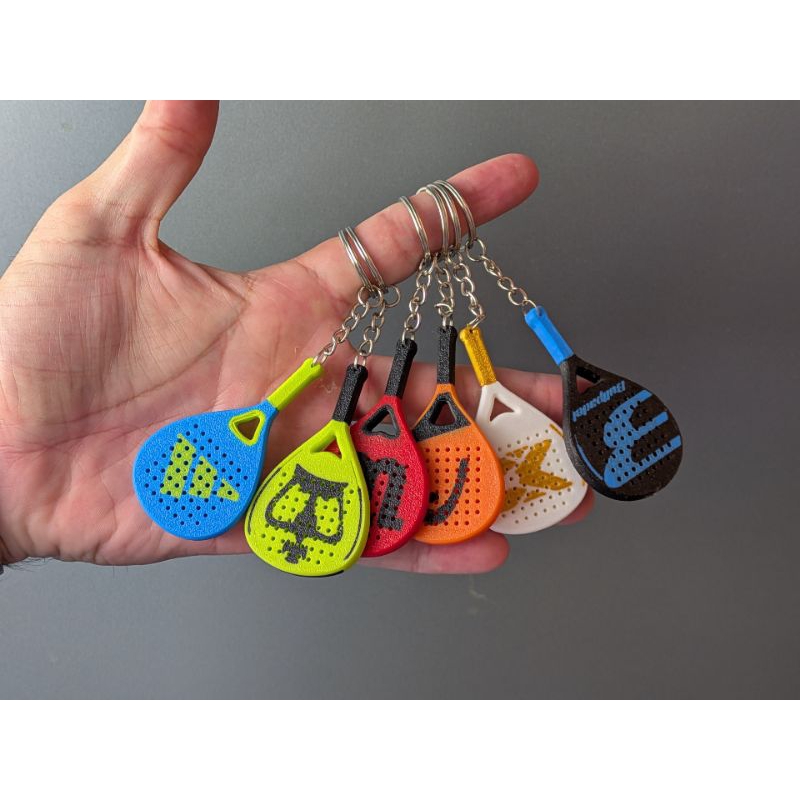“Chaveiro Raquete de Padel 3D Miniatura