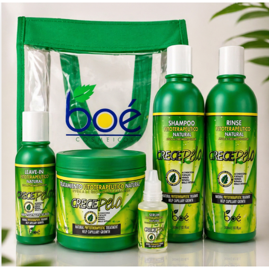 Kit Cresce Pelo Boé Cosmetics 5 Produtos em 1