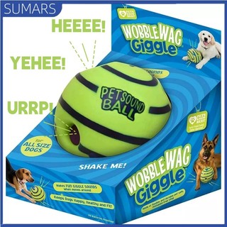 8/11cm Wobble Wag Giggle Brinquedo Interativo para Cães Durável e sem Pilhas com Ruídos de Riso