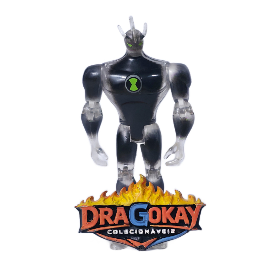 Ben 10 Alien-X Defender Translúcido Boneco Original Bandai USADO Conforme Fotos