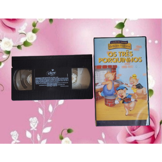 Coleção Disney: Os Três Porquinhos - Fita VHS