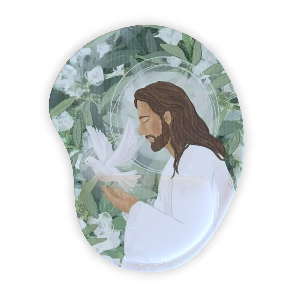 Mousepad Com Apoio de Pulso, Jesus Pombinha, Acessório Informática Computador