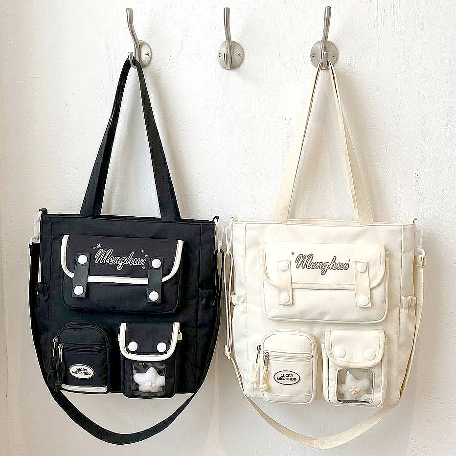 Mochila Feminina Coreana Kawaii Grande Capacidade Escolar para Estudantes Moda Jovem Viagem Casual