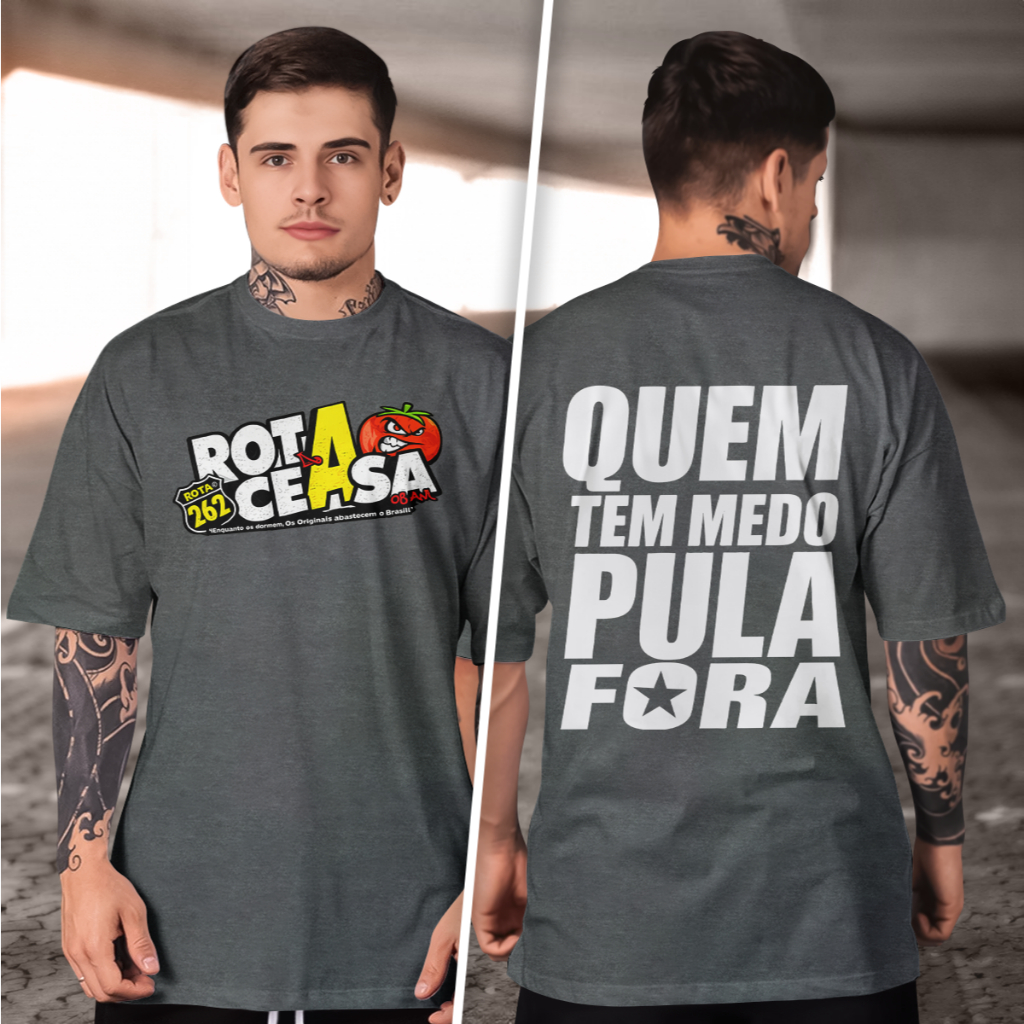 Camiseta ROTA CEASA 262  Básica Premium 100 % ALGODAO