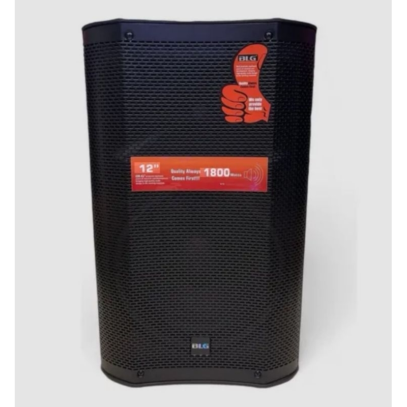 Caixa de Som Ativa BLG 12  e 15 polegadas 1800W Profissional Bluetooth Bivolt automático (Modelo B-12)