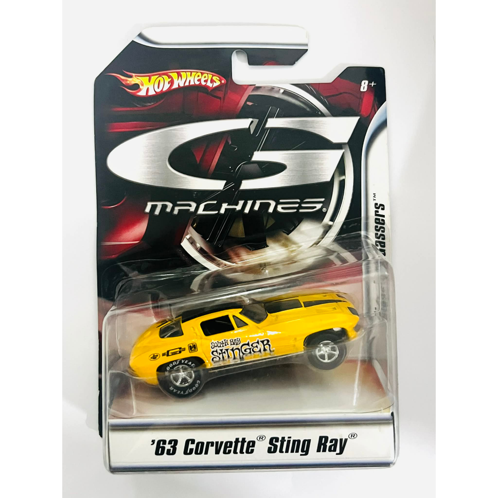 Hot Wheels - 63 Corvette Sting Ray - Machines - Escala 1:50