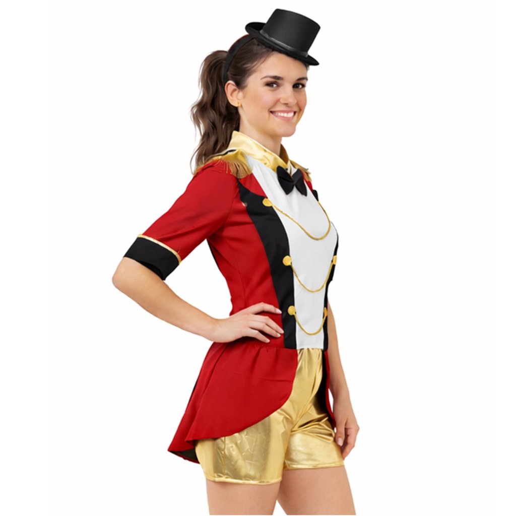 Fantasia Magica Adulto Circo Luxo Roupa Completa Cartola