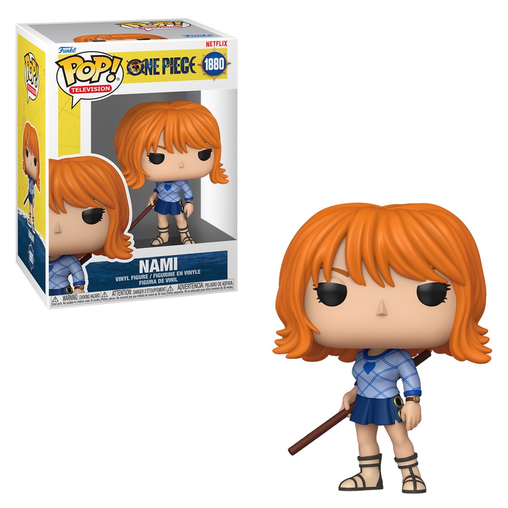 FUNKO POP TELEVISION NETFLIX ONE PIECE - NAMI 1880 NOVO ORIGINAL
