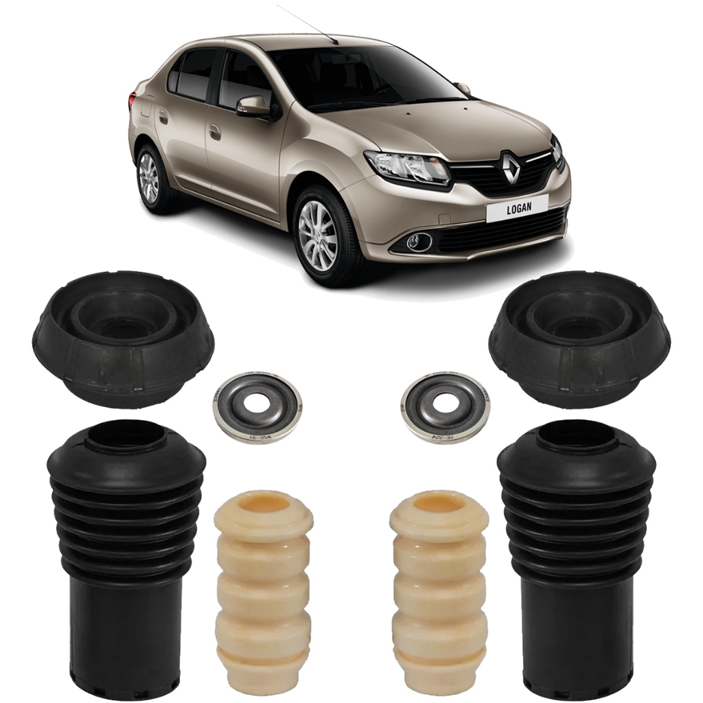Kit Coxim Do Amortecedor Dianteiro Renault Logan - 2007 A 2023