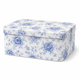 Caixa De Presente Grande Cartonada Rigida Floral Com Tampa Organizadora Premium 33x23x12cm