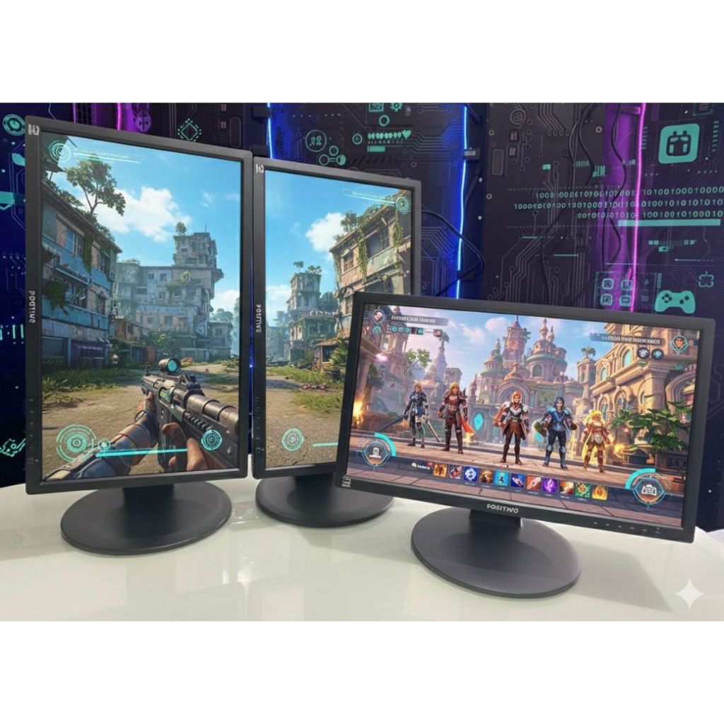 Monitor Positivo E2011PX LED 20" Polegadas VGA/DVI