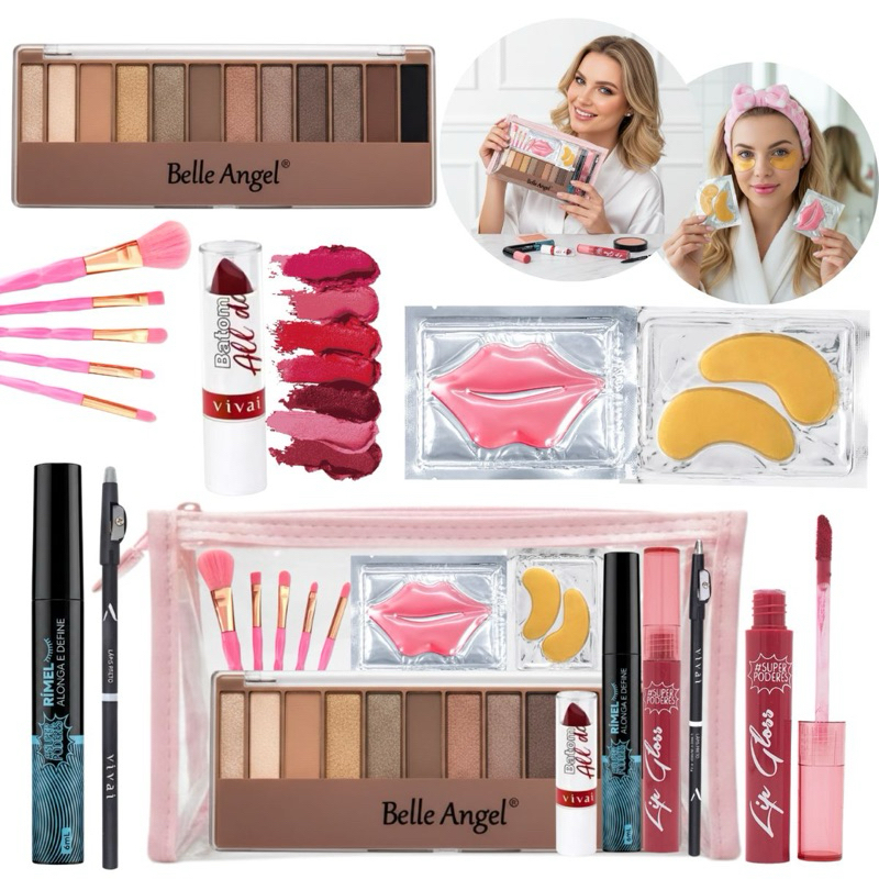 Conjunto De Maquiagem E Skincare Feminino Adulto Barato