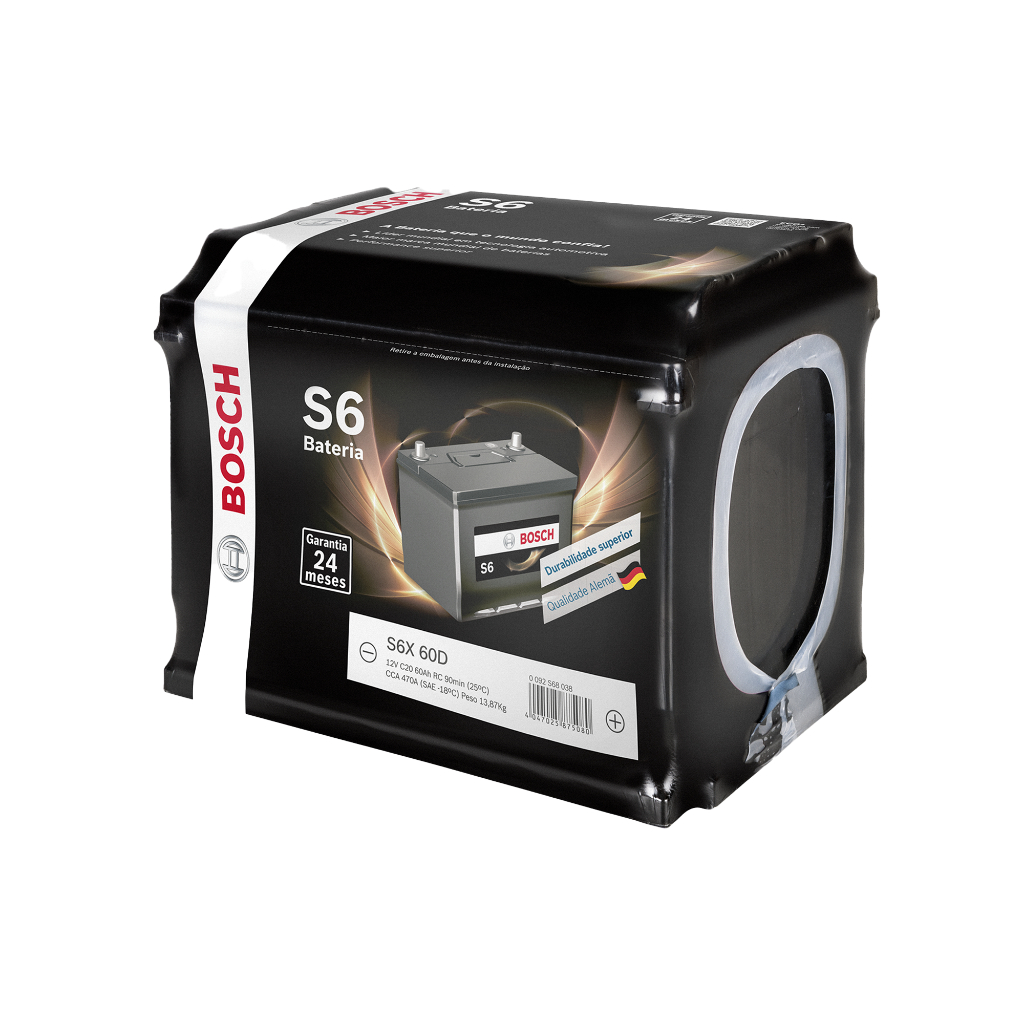 Bateria 12v 60ah Bosch S6x60d