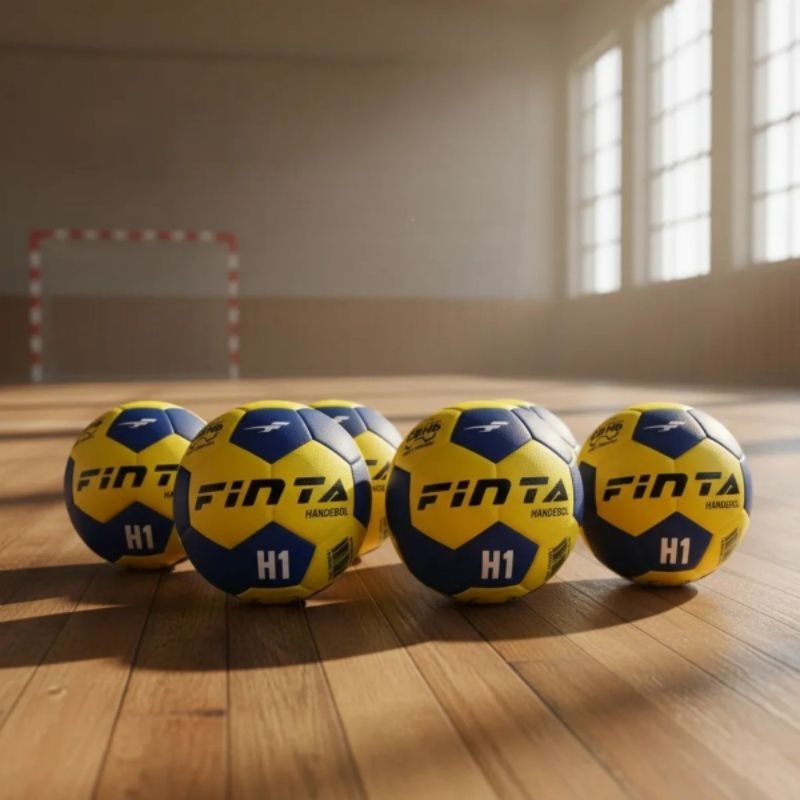Kit 6 Bolas Handebol H1 Infantil PU Grip Oficial Treino Jogo Qualidade Premium