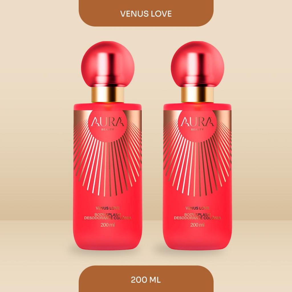 Imagem Dupla de Body Splash Venus Love 200ml