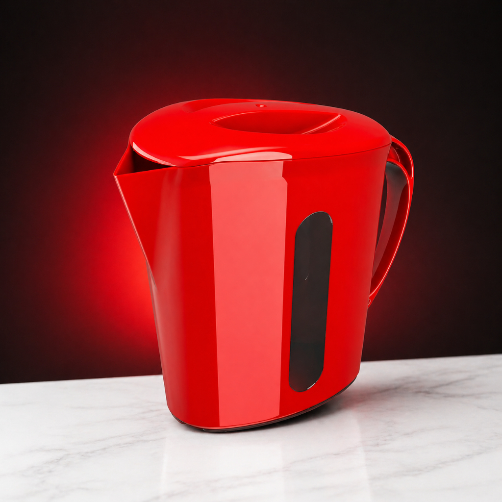 Jarra Leiteira 1 Litro Plástica com Tampa e Bico Dosador Recipiente para Leite Suco Água Café Resistente Livre de BPA De