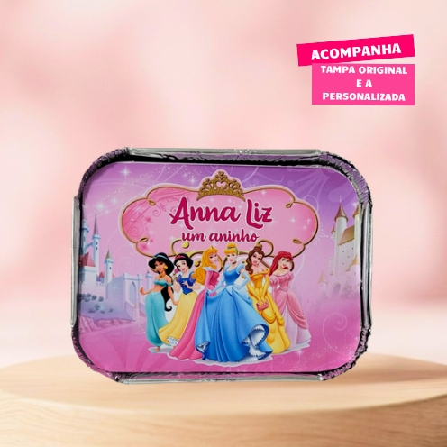 MARMITINHA PERSONALIZADA PRINCESAS / LEMBRANCINHAS DE ANIVERSÁRIO / MARMITA