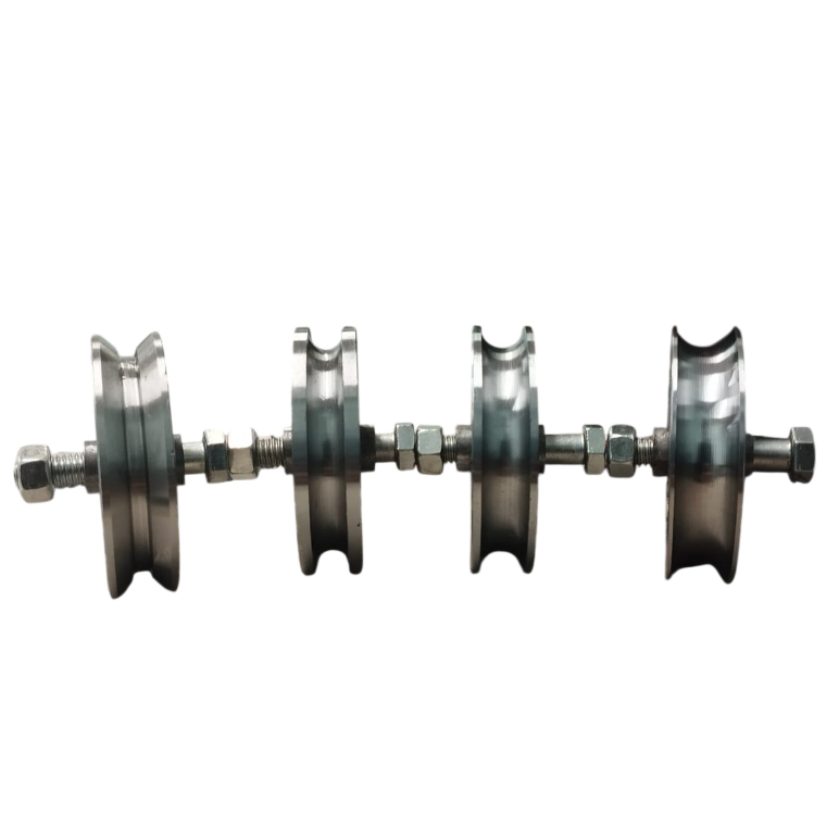 Roldana de Aco Para Portao 3 Polegadas (76,3mm) Canal V ,U3/8 U1/2 U5/8 (1 UND)