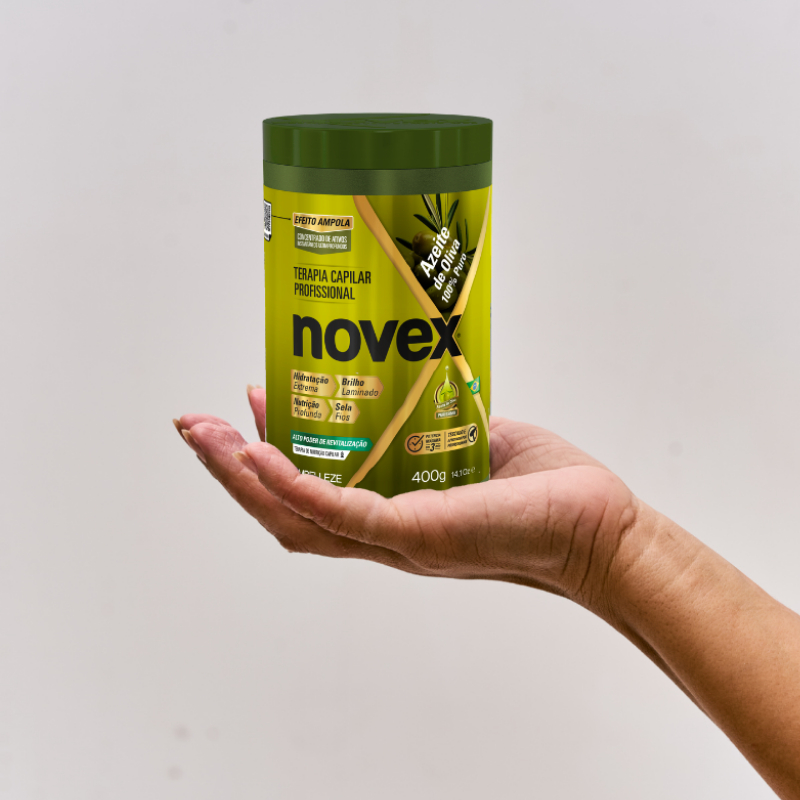 Creme de Tratamento Novex Azeite de Oliva e Alecrim 400g · foto 2