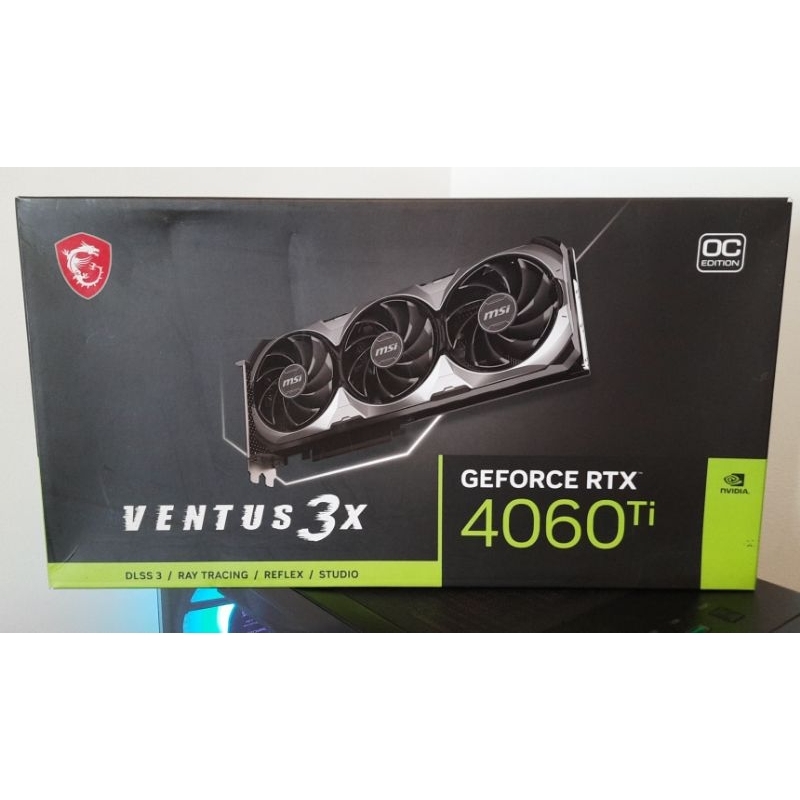 Placa de Vídeo MSI GeForce RTX 4060 Ti Ventus 3X OC – Alto Desempenho