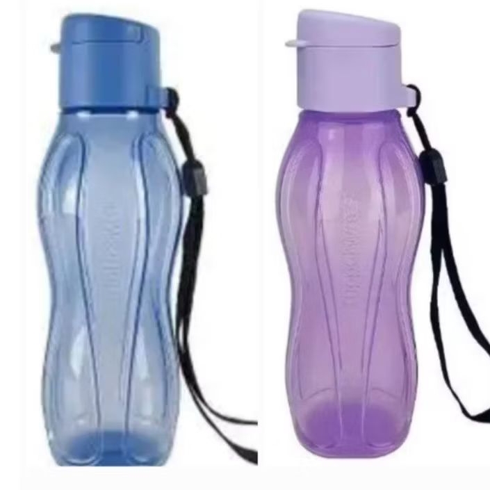 GARRAFA TUPPERWARE 310 ML | COM CORDINHA AZUL JEANS OU LILÁS