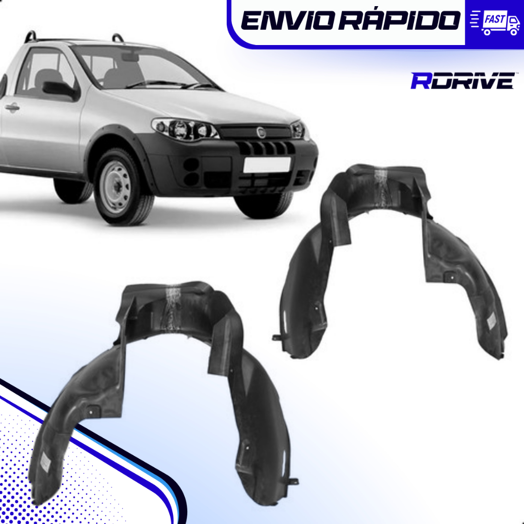 Parabarro Strada 2005 a 2008 Dianteiro Direito ou Esquerdo Unitário Fiat Estrada Molde Original