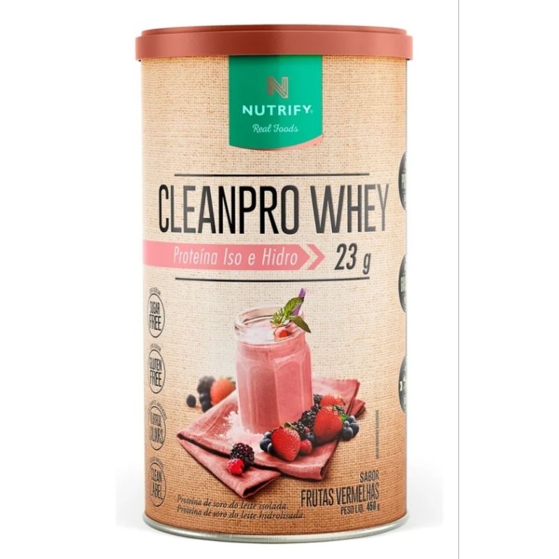 Cleanpro Whey (isolado e hidrolisado) Nutrify