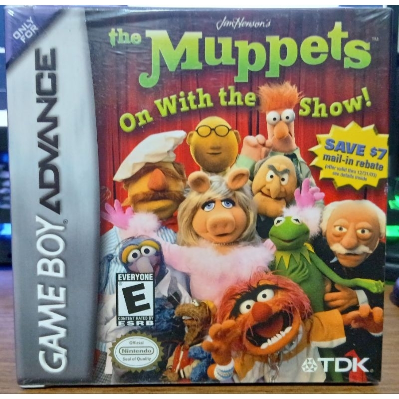 Jogo The Muppets on with the show! Para game boy advance (lacrado) - Único no Brasil