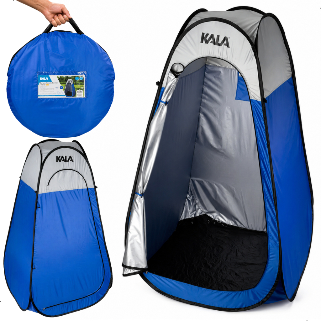 Barraca Trocador Pop Up Banheiro Kala Portátil Camping Praia