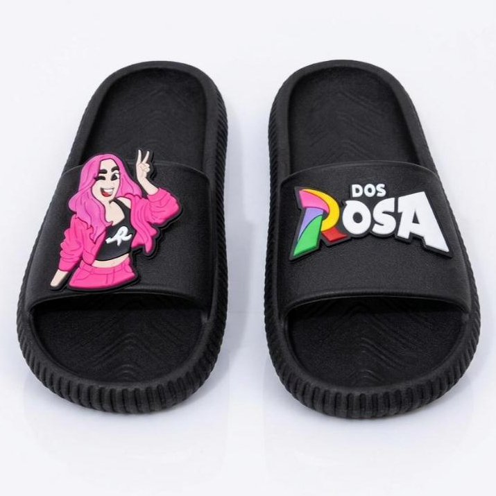 Chinelo Nuvem Feminino Macio Confortável DOS ROSA Antiderrapante Anatômico Escola Passeio Divertido