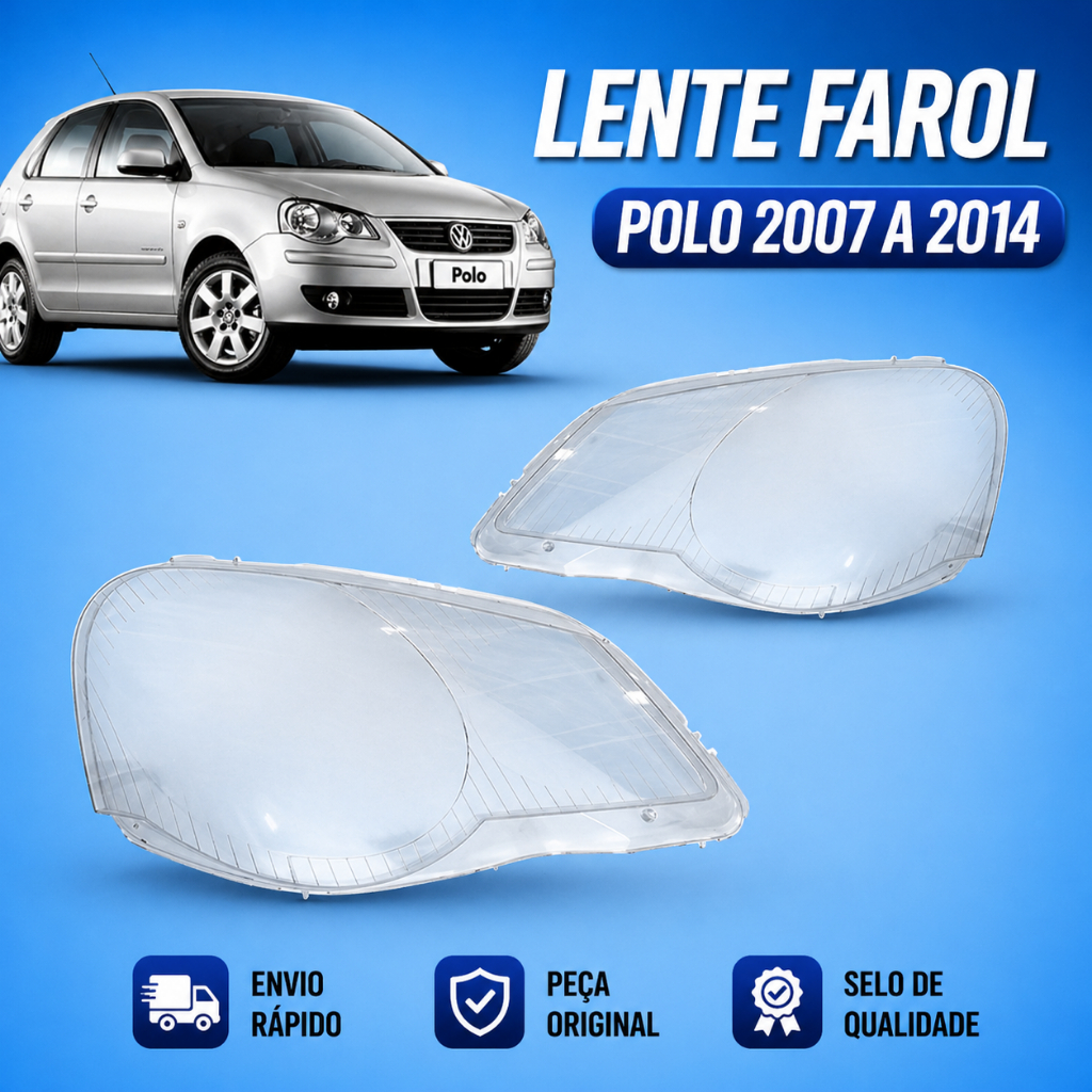 Lente Farol Polo 2007 2008 2009 2010 2011 2012 2013 2014