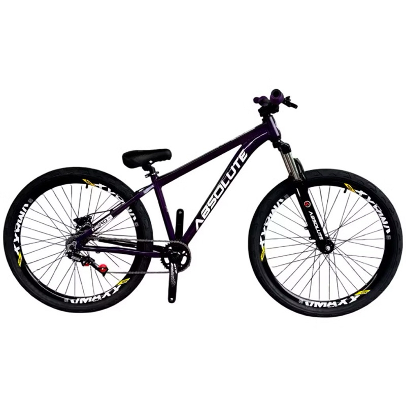 Bicicleta Do Grau Absolute Nero 5 Aro 26 Aros Vmax, Pneu Flame, Banco Free ride, Freio A Disco Mecânico, banco Free