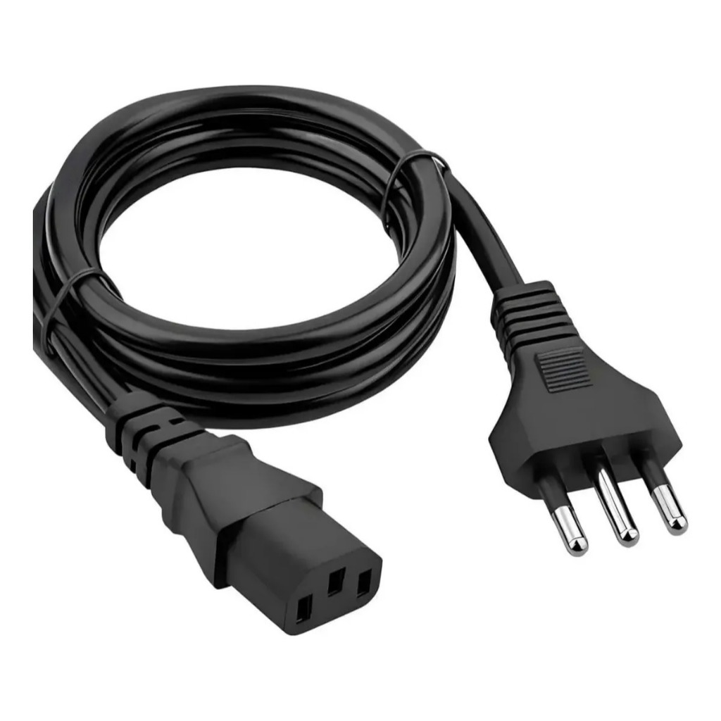 Cabo De Força Pc Atx 20 Amperes - 20a/10a - 1,8 METROS - 3 METROS
