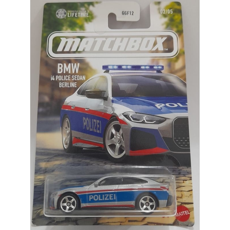 Matchbox BMW i4 Police Sedan Berline