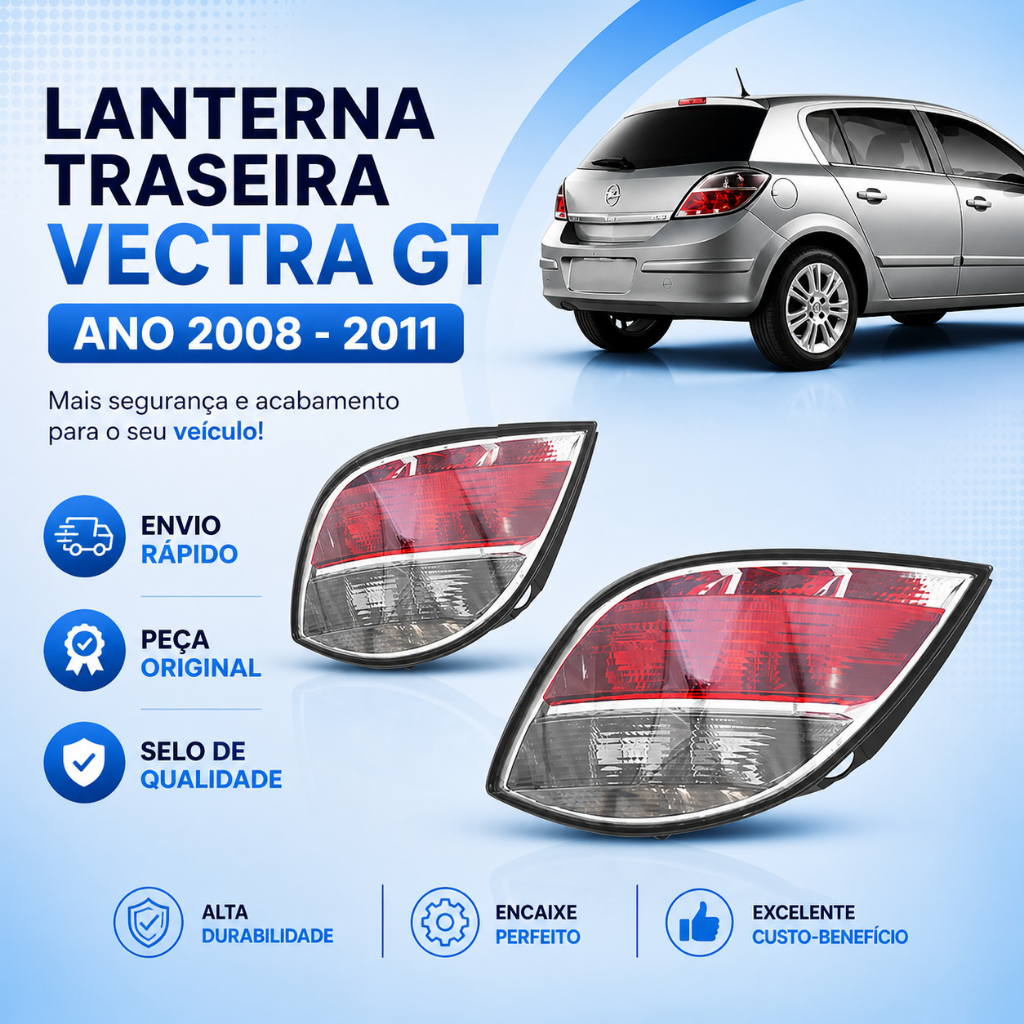 Lanterna Traseira Vectra Gt Ano 2008 2009 2010 2011