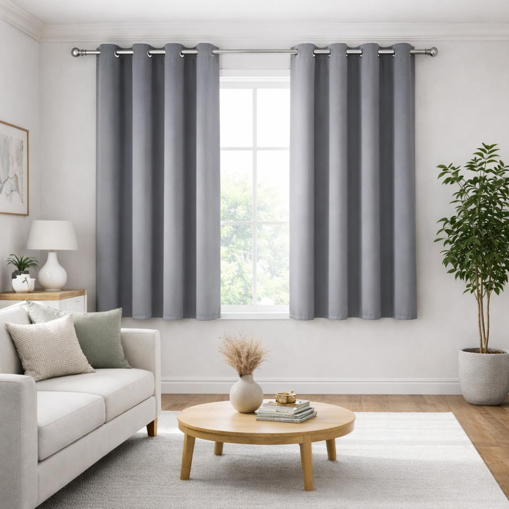 Cortina Blackout 2,80x1,70mts Tecido Grosso Bloqueador Luz Janela Quarto Sala e Escritório Luxo