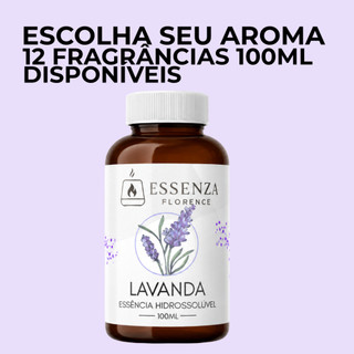 Essência Hidrossolúvel 100ml | Aromatizador para Umidificador e Difusor | Alta Fixação | +12 Fragrâncias
