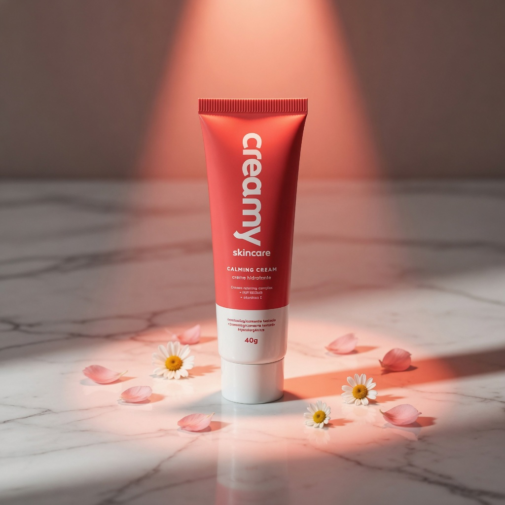 Creamy Skincare Calming Cream Creme Hidratante 40g | Calming Complex + Vitamina E | Pele Sensível | Hipoalergênico