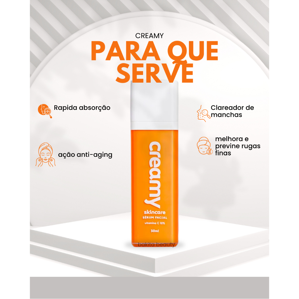 Sérum Facial Creamy Vitamina C Antioxidante AntiAging 30g
