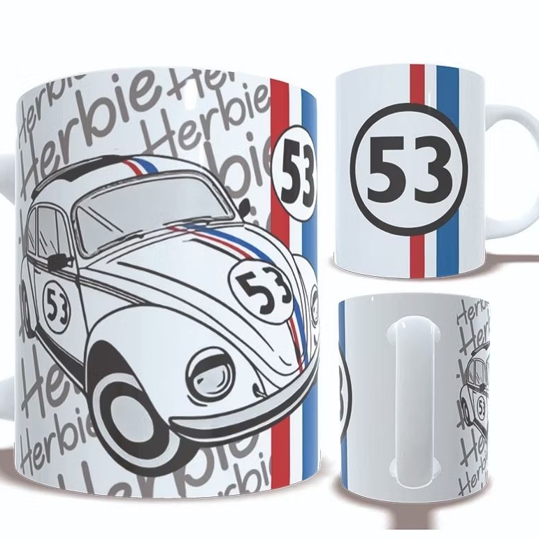 Caneca Fusca 53 Herbie se meu fusca falasse 325 mL