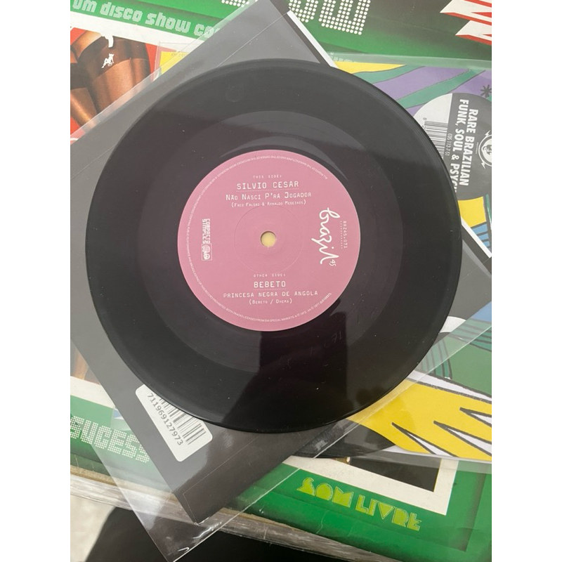 compacto vinil silvio cesar bebeto mr bongo VG+