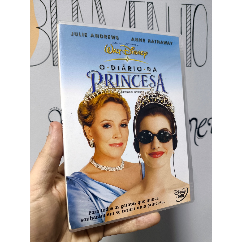 DVD C/Encarte interno - O Diario da Princesa - Anne Hathaway